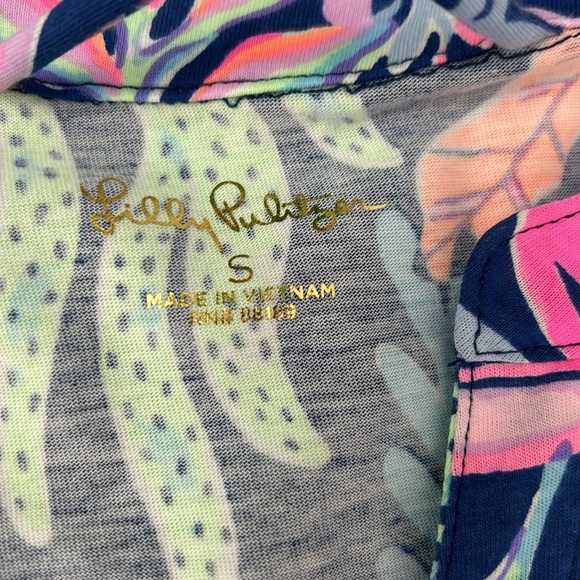 Lilly Pulitzer Kierna Knee Length Dress Oyster Bay Navy You’ve Been Spotted in S - Picture 3 of 11